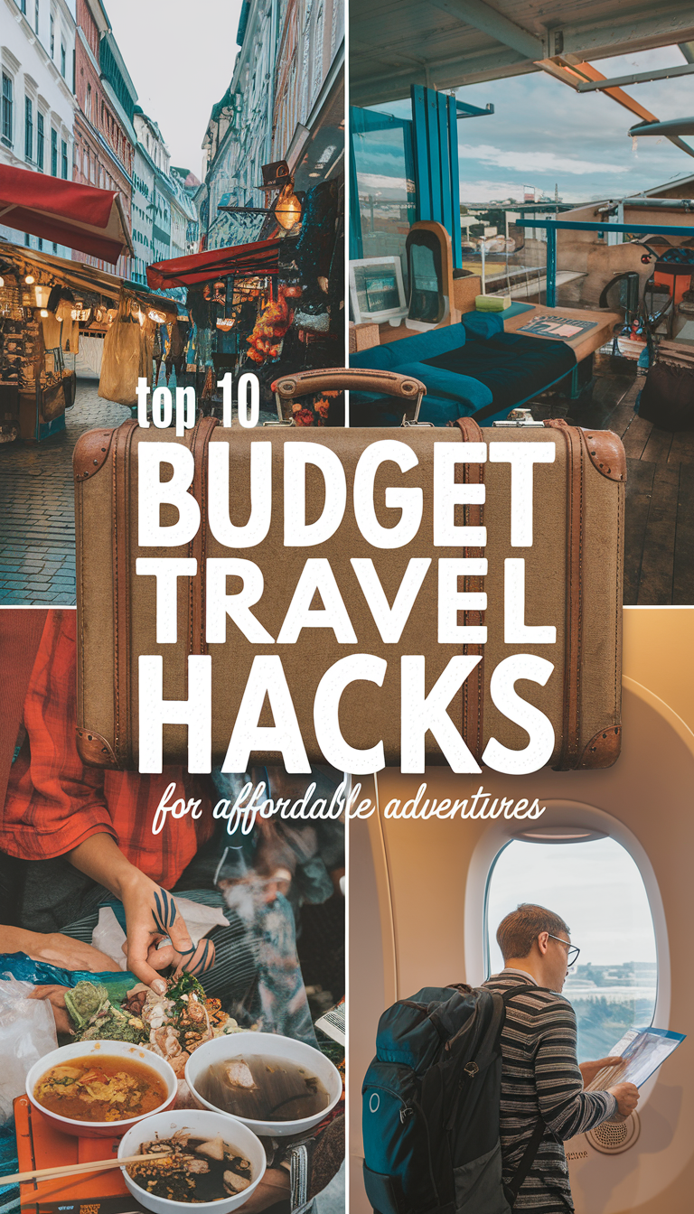 Top 10 Budget Travel Hacks for Affordable Adventures